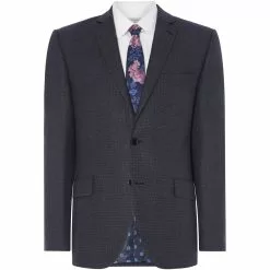 Turner And Sanderson Airedale Italian Wool Textured Suit Jacket