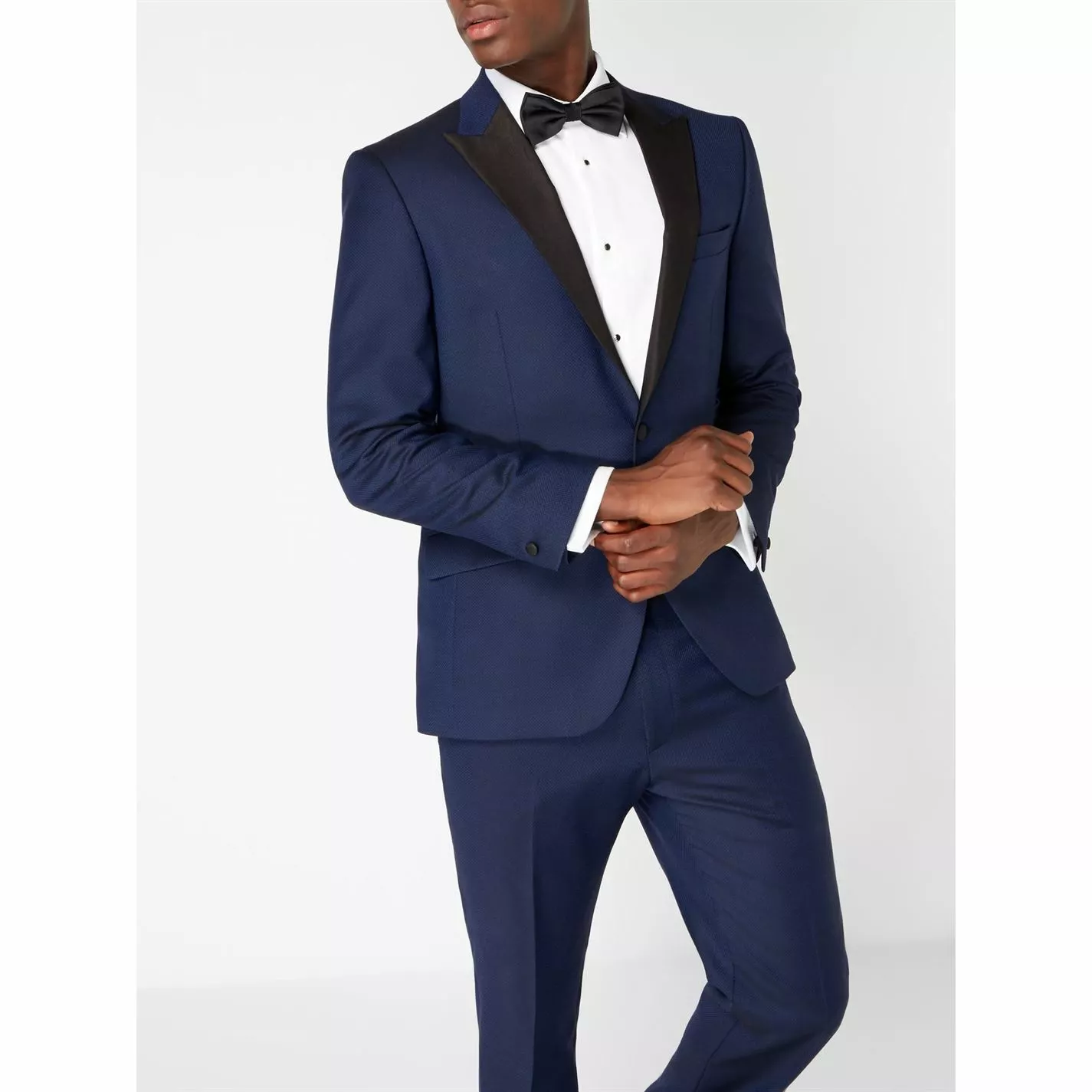 Turner And Sanderson Marshall Tailored Fit Dinner Suit Jacket - Image 2