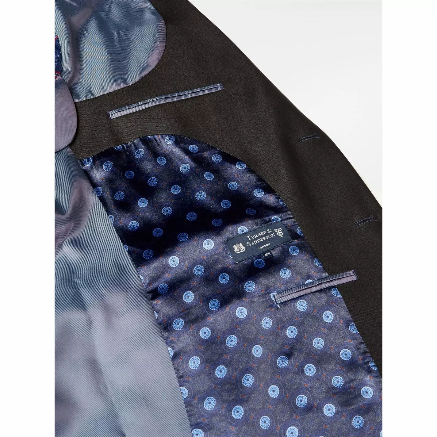 Turner And Sanderson Marshall Tailored Fit Dinner Suit Jacket - Image 4