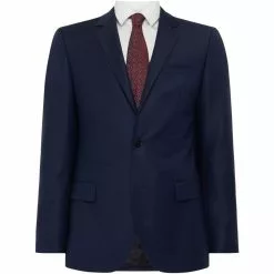 Hugo Pin Dot Textured Suit Jacket