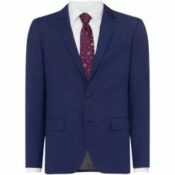 Hugo Henry Slim Fit Cross Hatch Two-Piece Suit Jacket