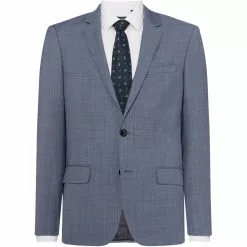 Hugo Jeffrey Regular Fit Texture Two-Piece Suit Jacket
