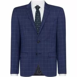 Hugo Henry Slim Fit Check Two-Piece Suit Jacket