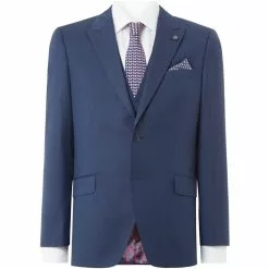 Turner And Sanderson Maclaren Slim Fit Double Twill Suit Jacket