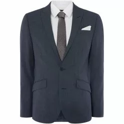 Kenneth Cole Boston Slim Fit Birdseye Suit Jacket