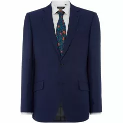 Turner And Sanderson Saxon Tailored Fit Textured Suit Jacket