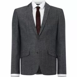 Kenneth Cole Vancouver Knitted Texture Suit Jacket